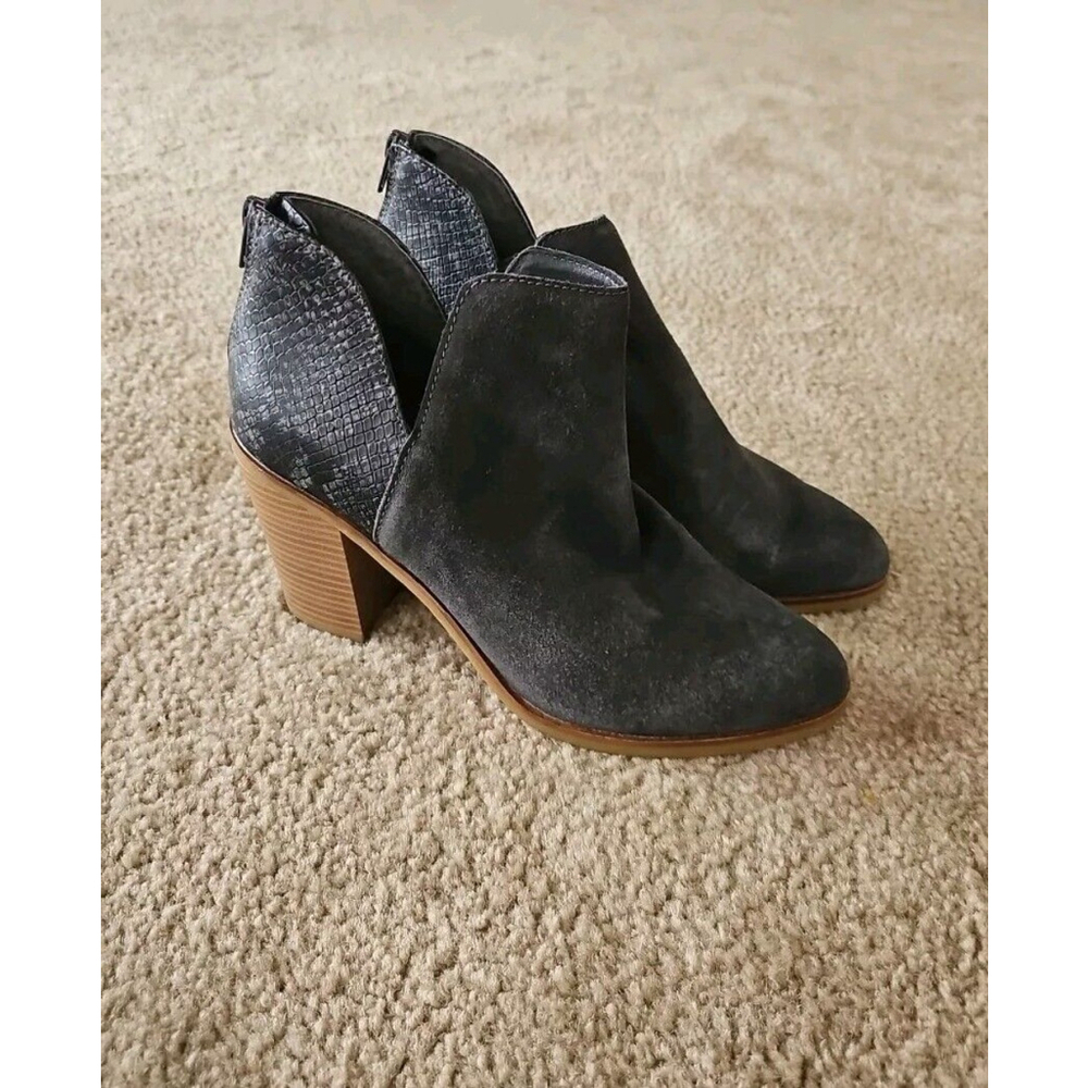Dolce Vita Shai Heeled Bootie Dark Grey Size 10